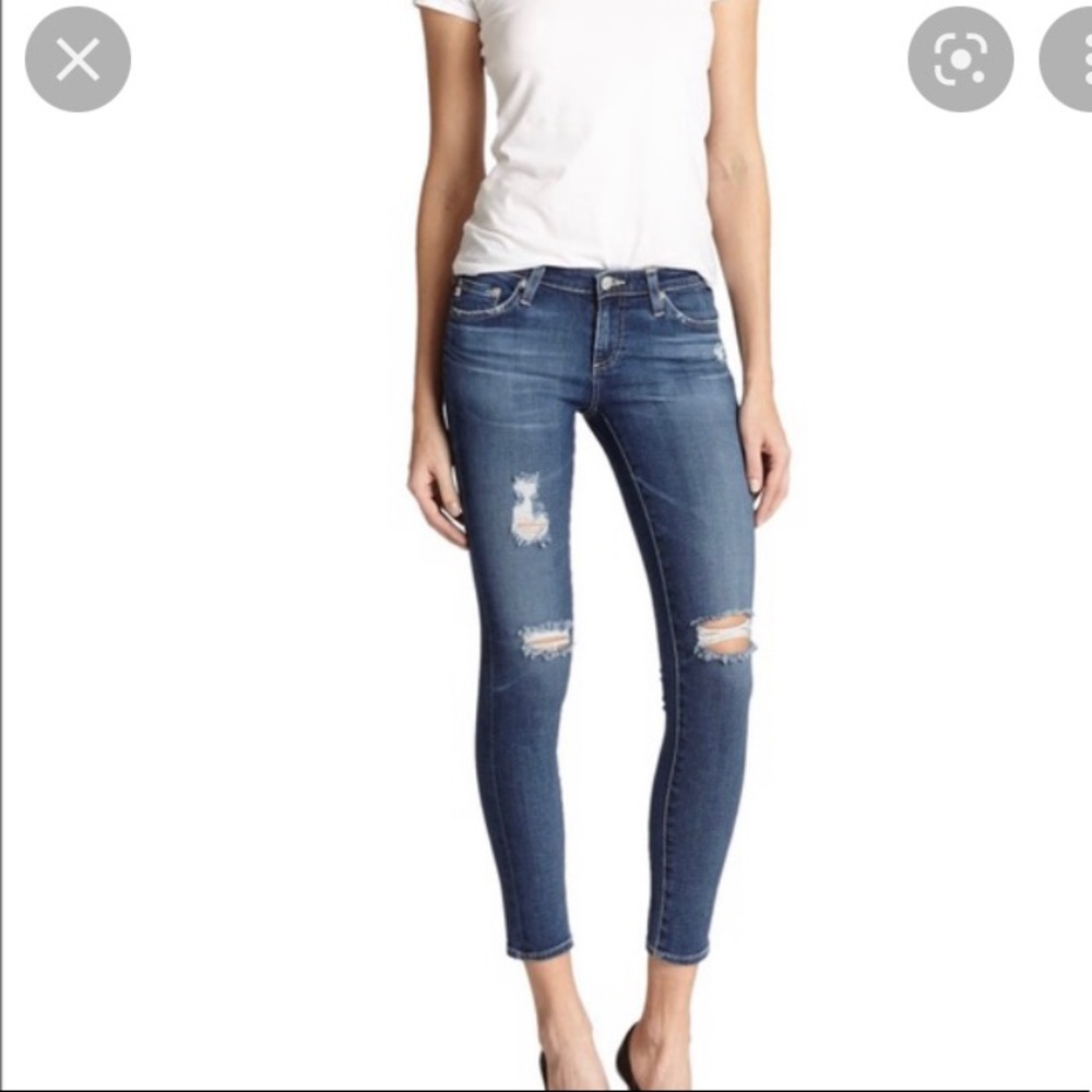AG- Distressed Legging Ankle Jeans-27